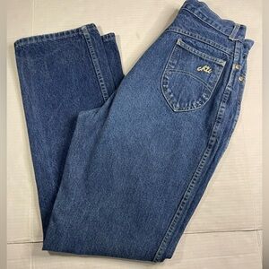 Vintage Chic Womens High Rose Jeans Western Equestrian‎ See Measurments For Size